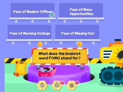 Lojë Kids Quiz: Brainrot Words Quiz