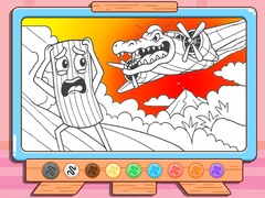 Lojë Coloring Book: Bombardino Crocodilo