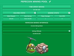 Lojë Pepecoin Miner Idle Simulator