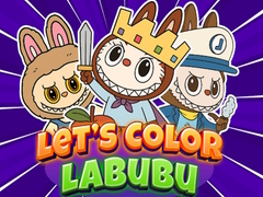 Lojë Let's Color Labubu