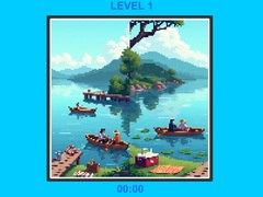 Lojë Pixel Slide Puzzle