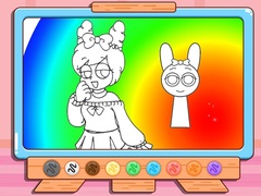 Lojë Coloring Book: Pinki Sprunki Makeover