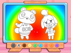 Lojë Coloring Book: Animal Crossing