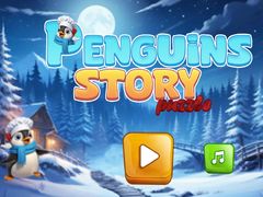 Lojë Penguins Story Puzzle