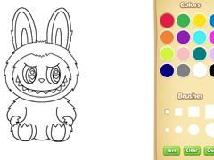 Lojë Labubu Coloring Book