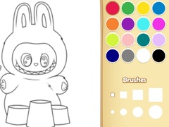 Lojë Easy Labubu Coloring Book