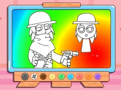 Lojë Coloring Book: Sprunki Tunner