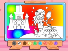 Lojë Coloring Book: Mermaid Makeup
