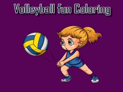 Lojë Volleyball Fun Coloring