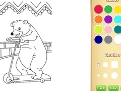 Lojë Circus Animals Coloring Book