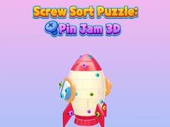 Lojë Screw Sort Puzzle: Pin Jam 3D
