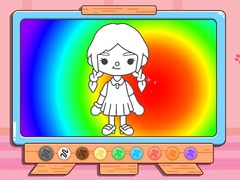 Lojë Coloring Book: Toca Boca Girl