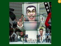 Lojë Skibidi Toilet Sliding Puzzle