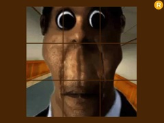Lojë Obunga Nextbots Sliding Puzzle