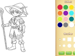 Lojë Elf Coloring Book