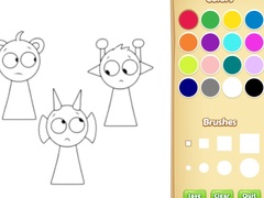 Lojë Sprunki Coloring Pages
