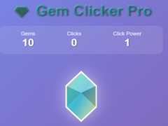 Lojë Gem clicker pro