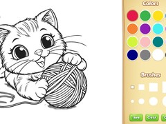 Lojë Cat Coloring Book