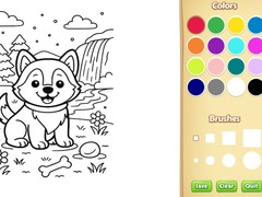 Lojë Dog Coloring Book