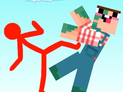 Lojë Red Stickman vs Craftmans