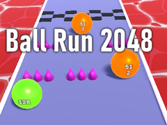Lojë Ball Run 2048