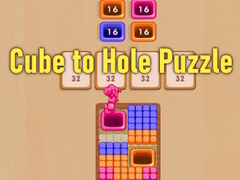 Lojë Cube to Hole Puzzle