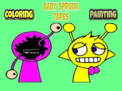 Lojë Coloring Baby Sprunk tapes Painting