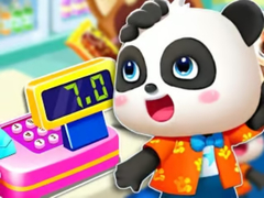 Lojë Jigsaw Puzzle: Baby Panda Shopping