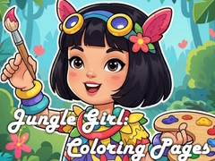 Lojë Jungle Girl: Coloring Pages