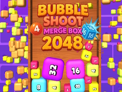 Lojë Bubble Shoot Merge Box 2048