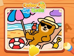 Lojë Color By Code: Chill Bear