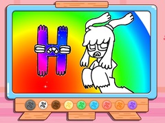 Lojë Coloring Book: Alphabet Lore H