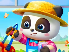 Lojë Jigsaw Puzzle: Baby Panda Little Farmer