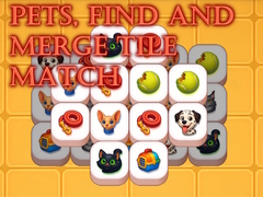 Lojë Pets, Find and Merge Tile Match