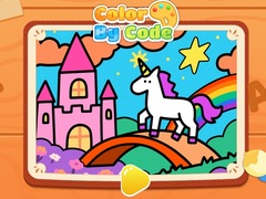 Lojë Color By Code: Rainbow Unicorn