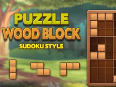 Lojë Puzzle Wood Block
