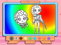 Lojë Coloring Book: Kpop Rumi