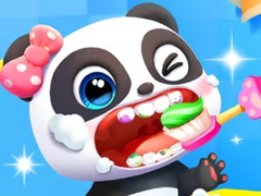Lojë Jigsaw Puzzle: Baby Panda Teeth Health