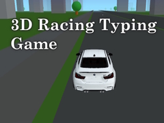 Lojë 3D Racing Typing Game