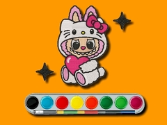 Lojë Labubu Coloring Adventure