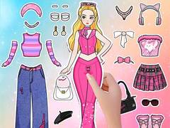 Lojë Paper Doll Diary: Dress Up DIY