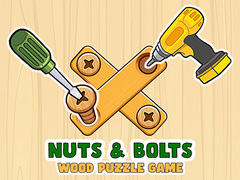 Lojë Nuts & Bolts Wood Puzzle Game