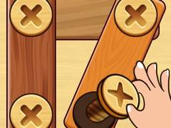 Lojë Screw Nuts & Bolts: Wood Solve