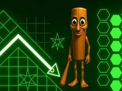 Lojë Tung Tung Sahur in Geometry Dash