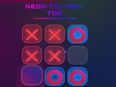 Lojë Neon Tic Tac Toe