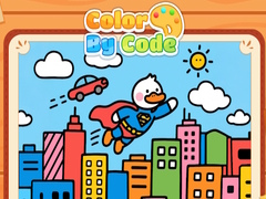 Lojë Color By Code Super Duck
