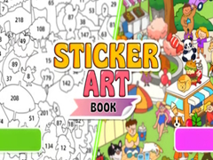 Lojë Sticker Art Book 