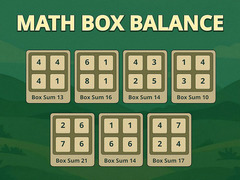 Lojë Math Box Balance
