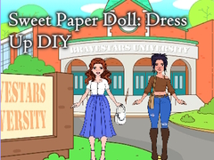 Lojë Sweet Paper Doll: Dress Up DIY