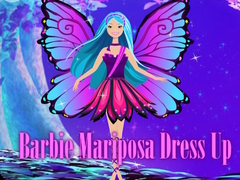 Lojë Barbie Mariposa Dress Up